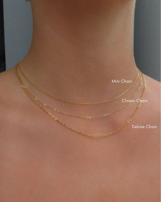 Classic Drop Necklace  - 14k Yellow Gold Fill
