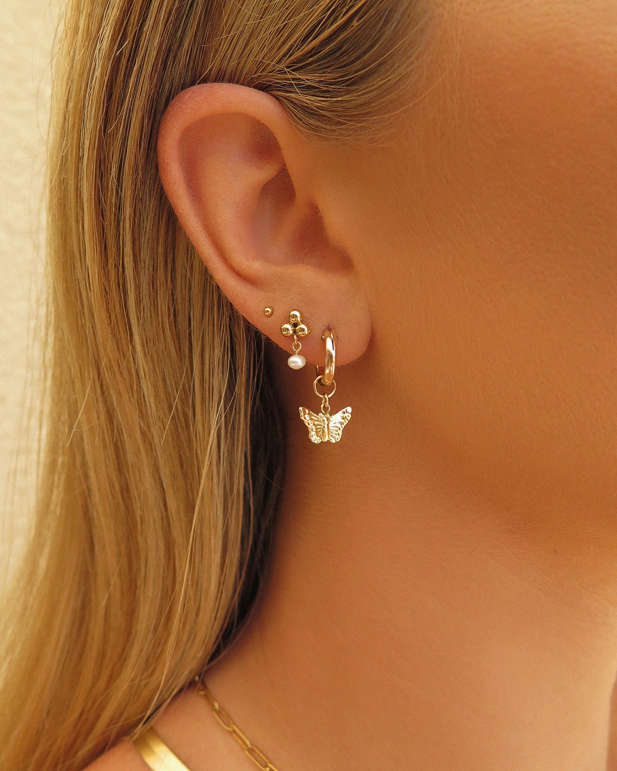 Butterfly Pendants (Sold As A Pair)