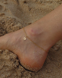 Heart Locket Chain Anklet - 14k Gold-Filled | Waterproof & Tarnish-Resistant | The Littl