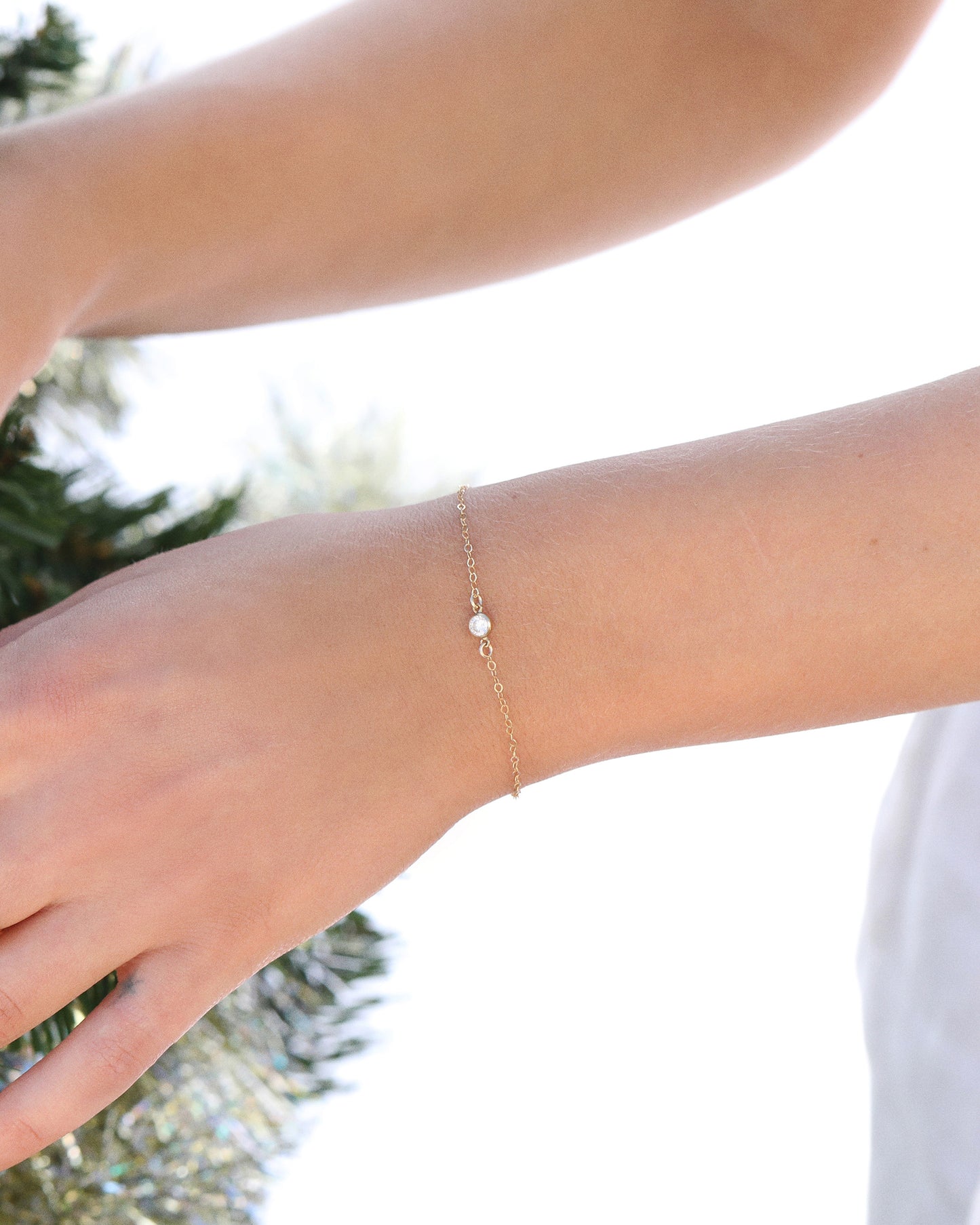 CZ Bracelet - The Littl | Waterproof Gold Jewellery Australia