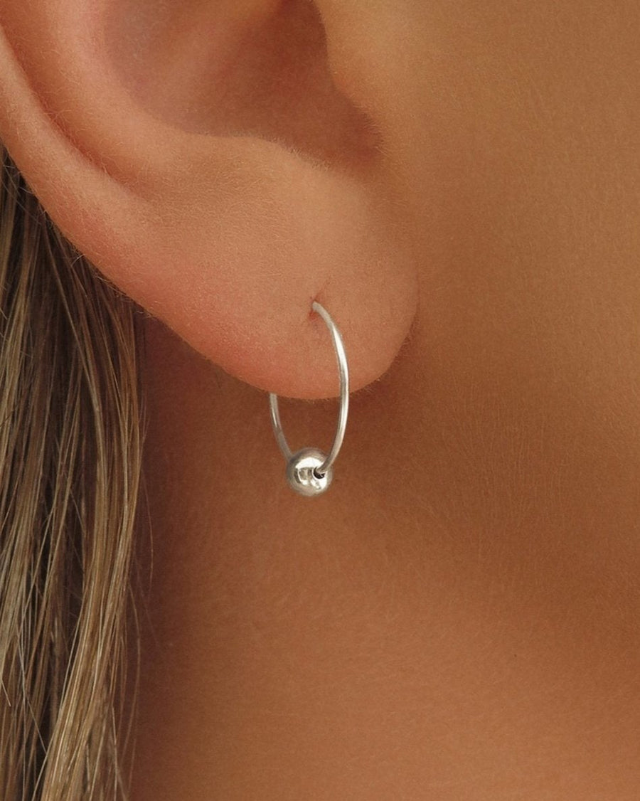 Classic Hoop Earrings - Sterling Silver