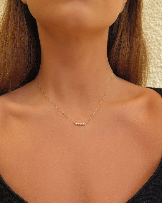 CLASSIC STACK NECKLACE- 14k Gold - The Littl - 14k Yellow Gold Fill - Deluxe Chain Necklaces