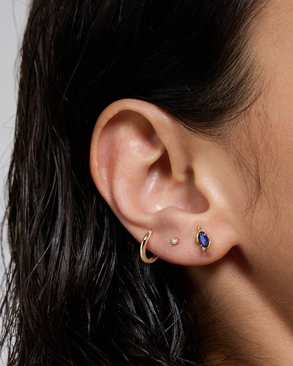 PRE-ORDER: Classic Slim Hoop Earrings - 14k Solid Gold