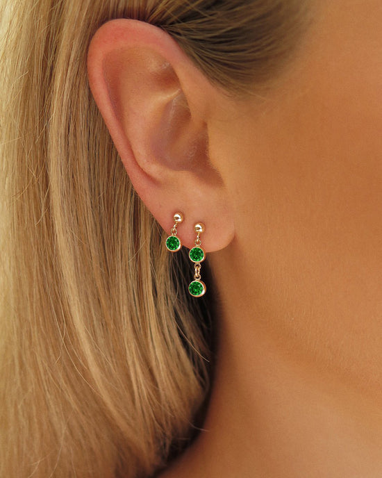 Birthstone Stud Earring Set (10% Off) - 14k Yellow Gold Fill