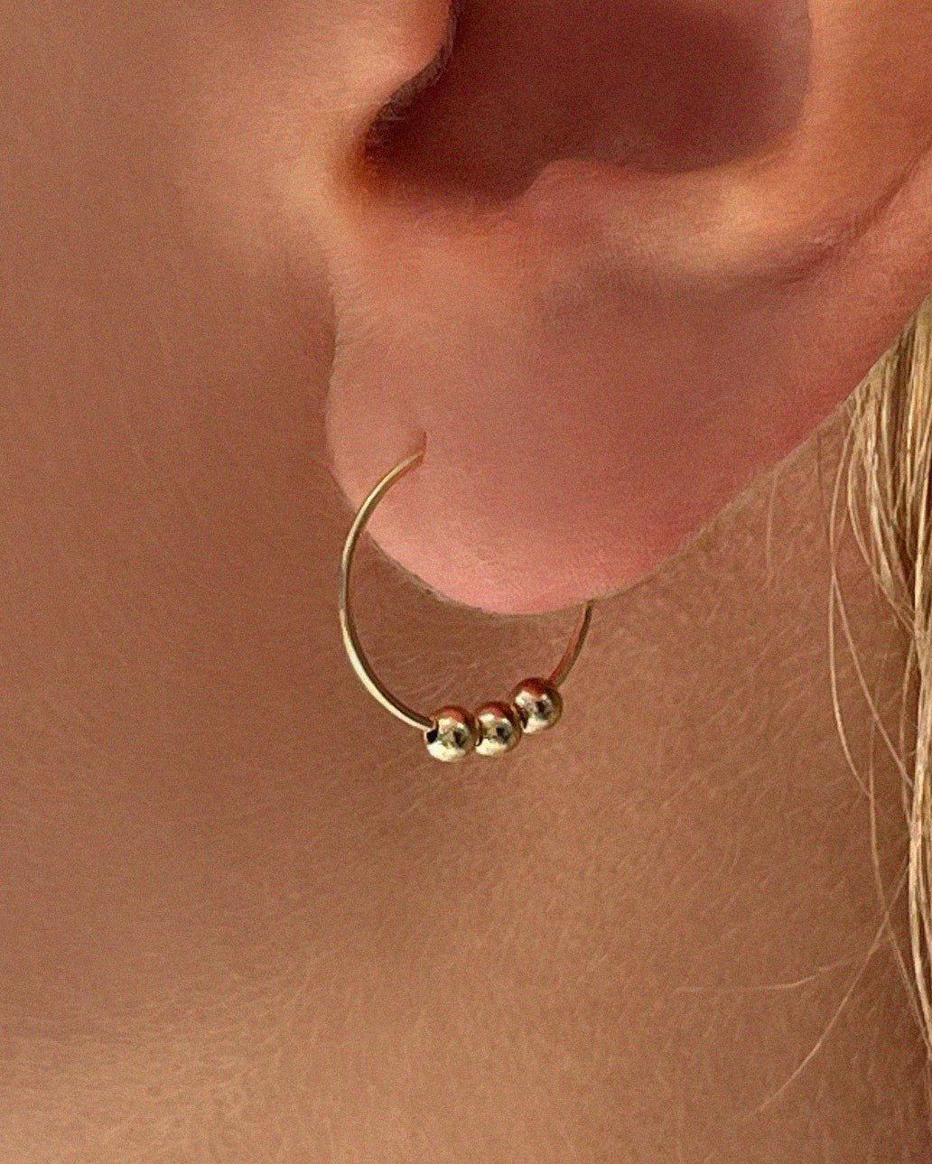 Triple Classic Hoop Earrings