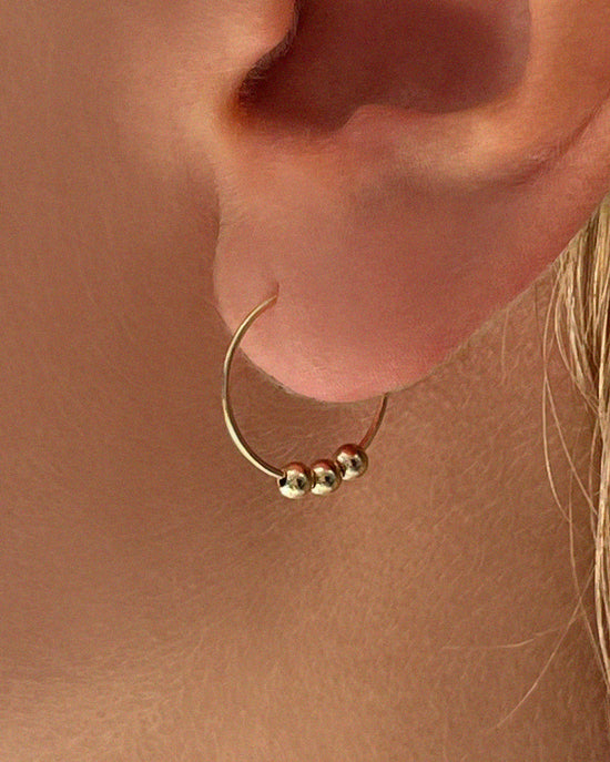 Triple Classic Hoop Earrings
