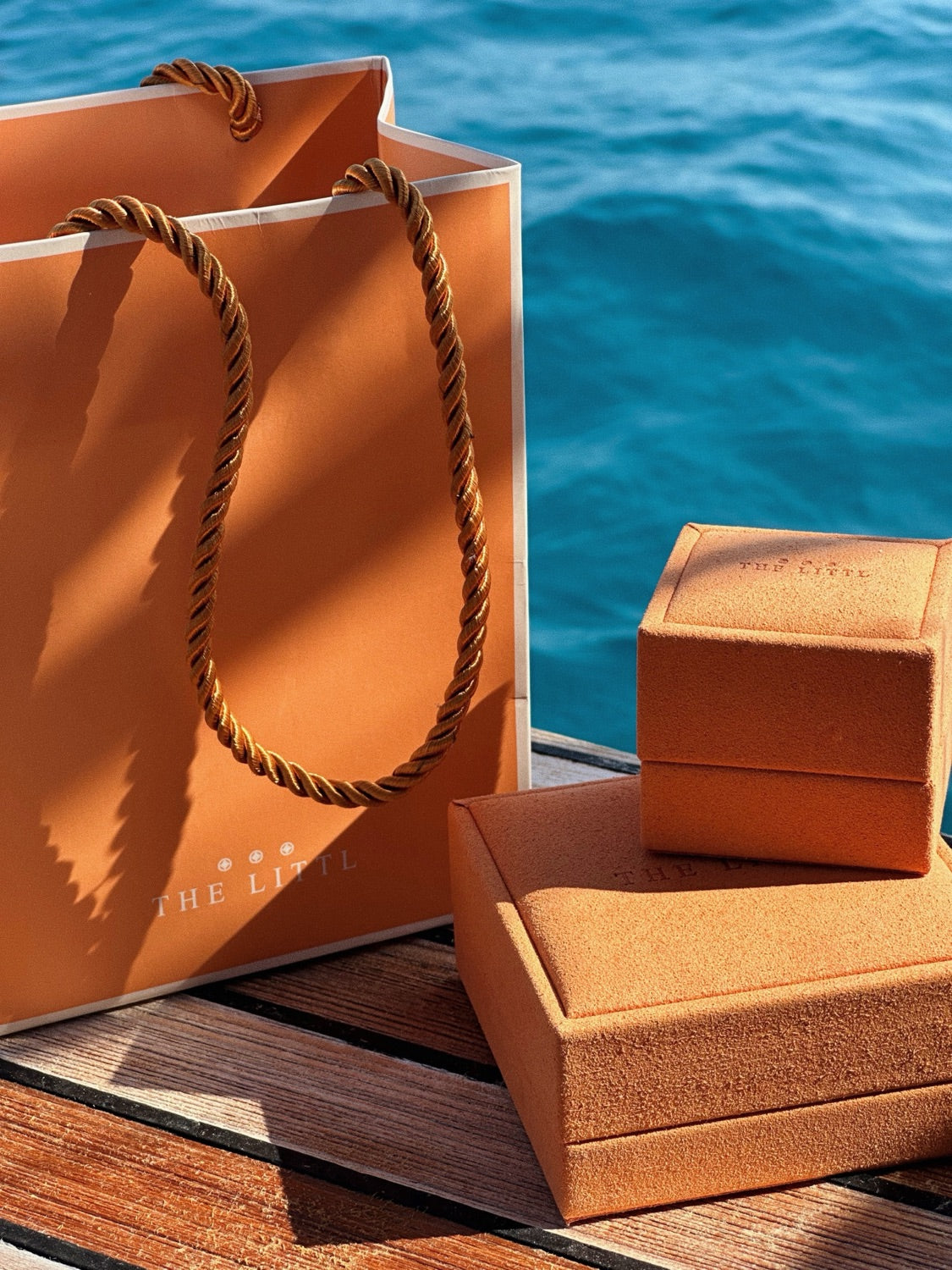 The Littl packaging by the sea