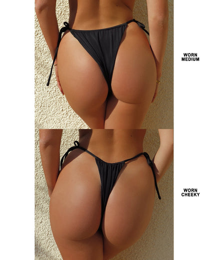 Ambitious Bikini Bottom - Nero - Worn | The Littl