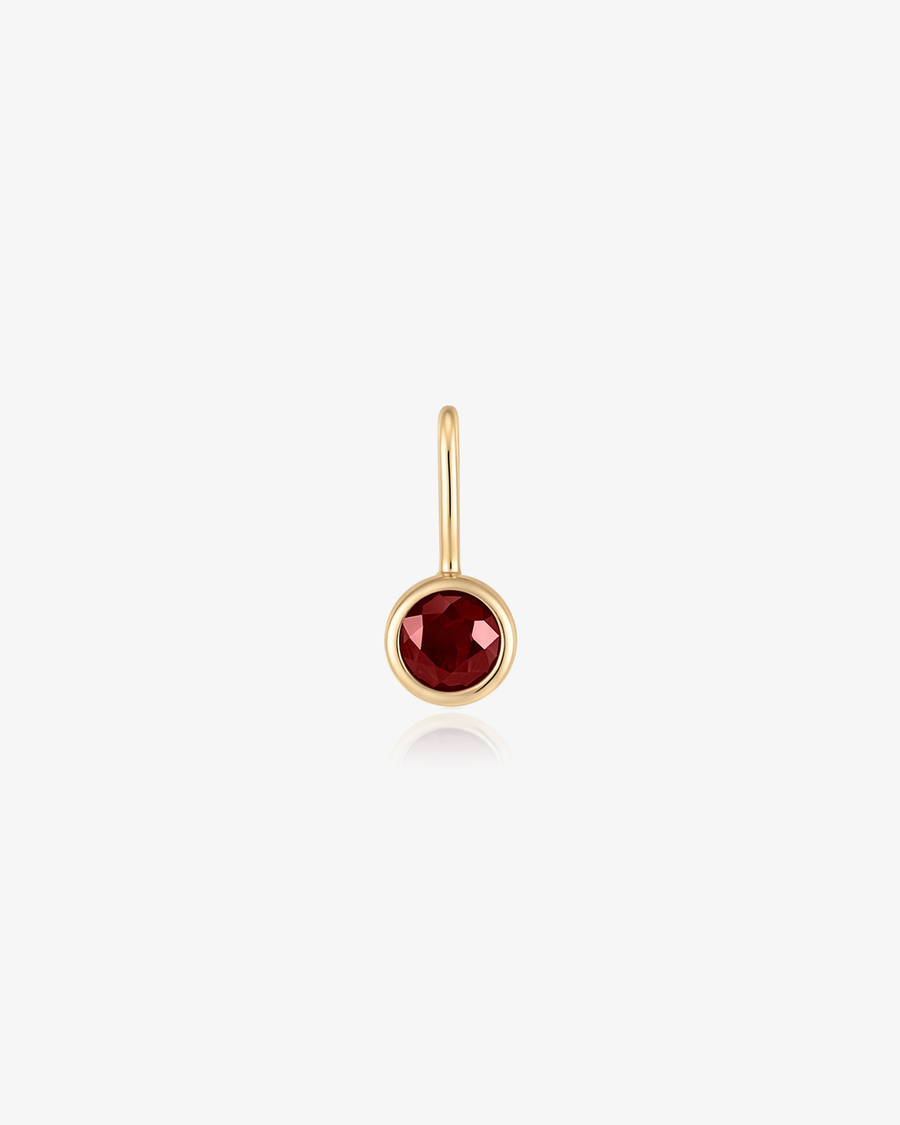 Birthstone Charm - 14k Solid Gold