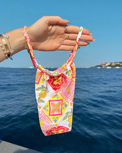 Cheeky Bikini Bottom - Limoncello - On Model | The Littl Australia