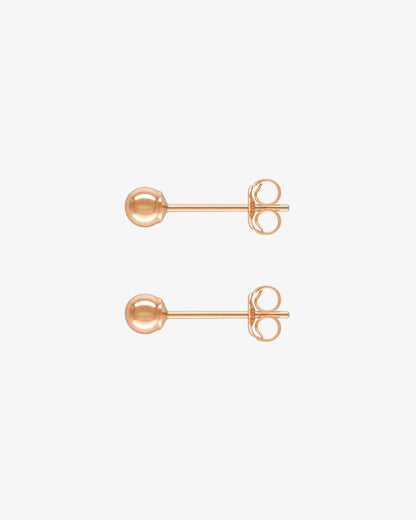 Classic Stud Earrings - 14k Gold Fill - 14k Rose Gold Fill