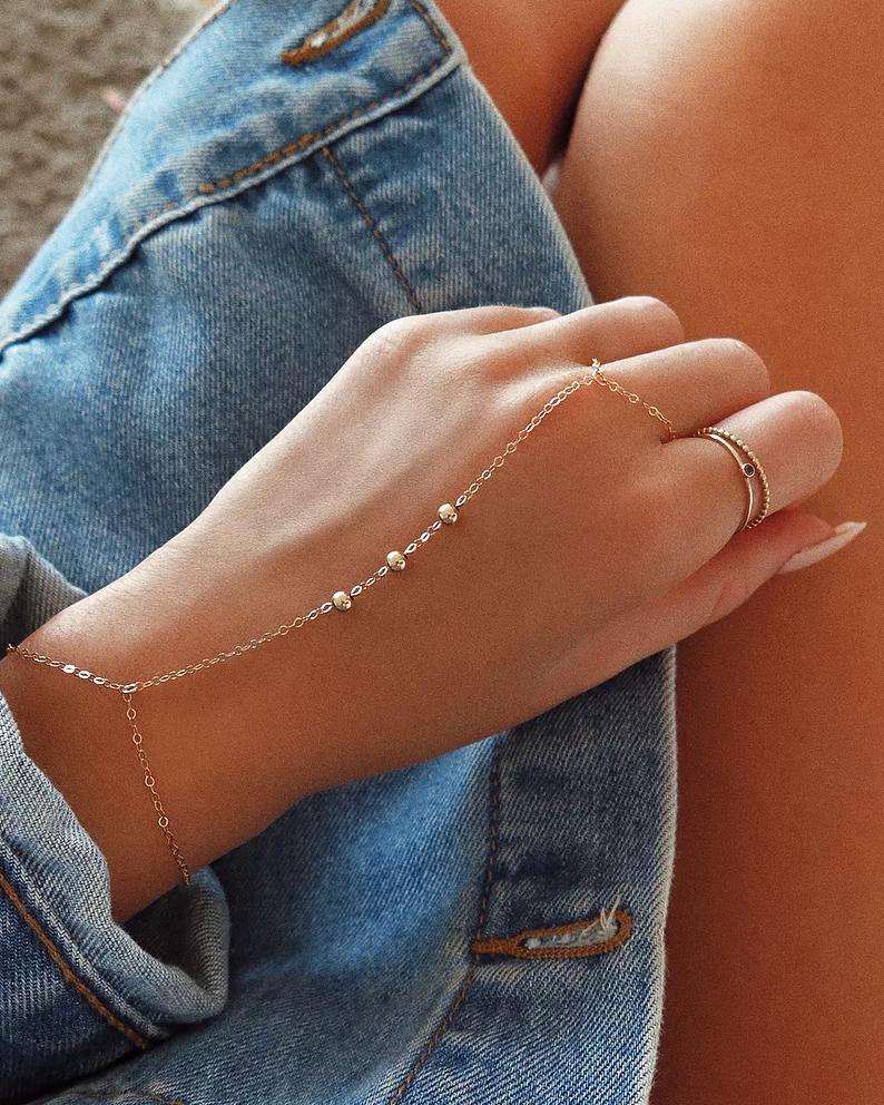 CZ RING- 14k Yellow Gold - The Littl - 5 - Clear