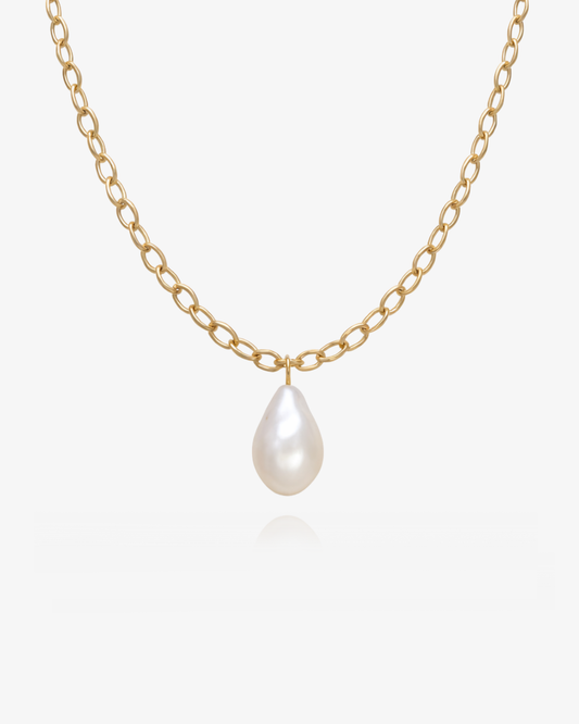 Large Freshwater Pearl Necklace - 14k Gold-Filled | Waterproof & Tarnish-Resistant | The Littl