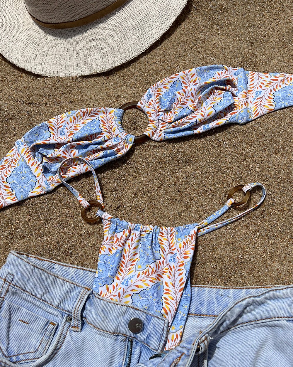 Liberated Bikini Bottom - Sueño - Worn - Waterproof | The Littl