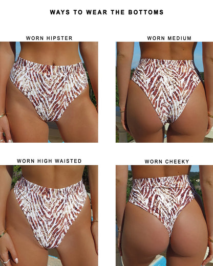 Passionate Bikini Bottom - Snake - Worn | The Littl
