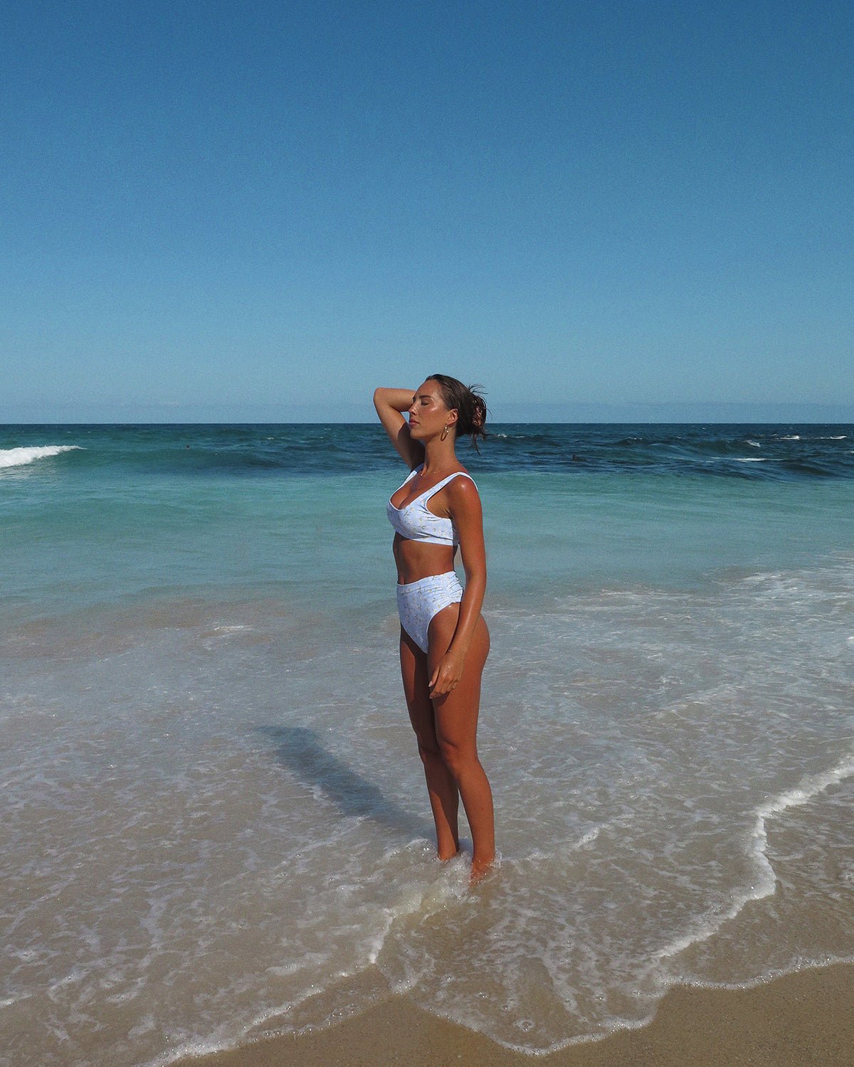 Supportive Bikini Bottom - Sorrento - On Model | The Littl Australia