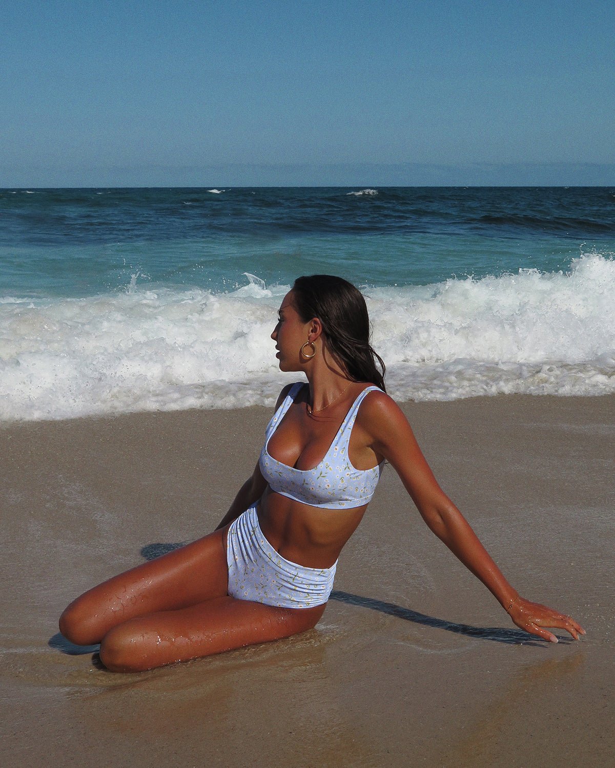 Supportive Bikini Bottom - Sorrento - Styled | The Littl Australia