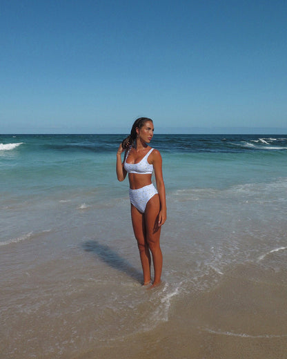 Supportive Bikini Top - Sorrento - Worn | The Littl Australia