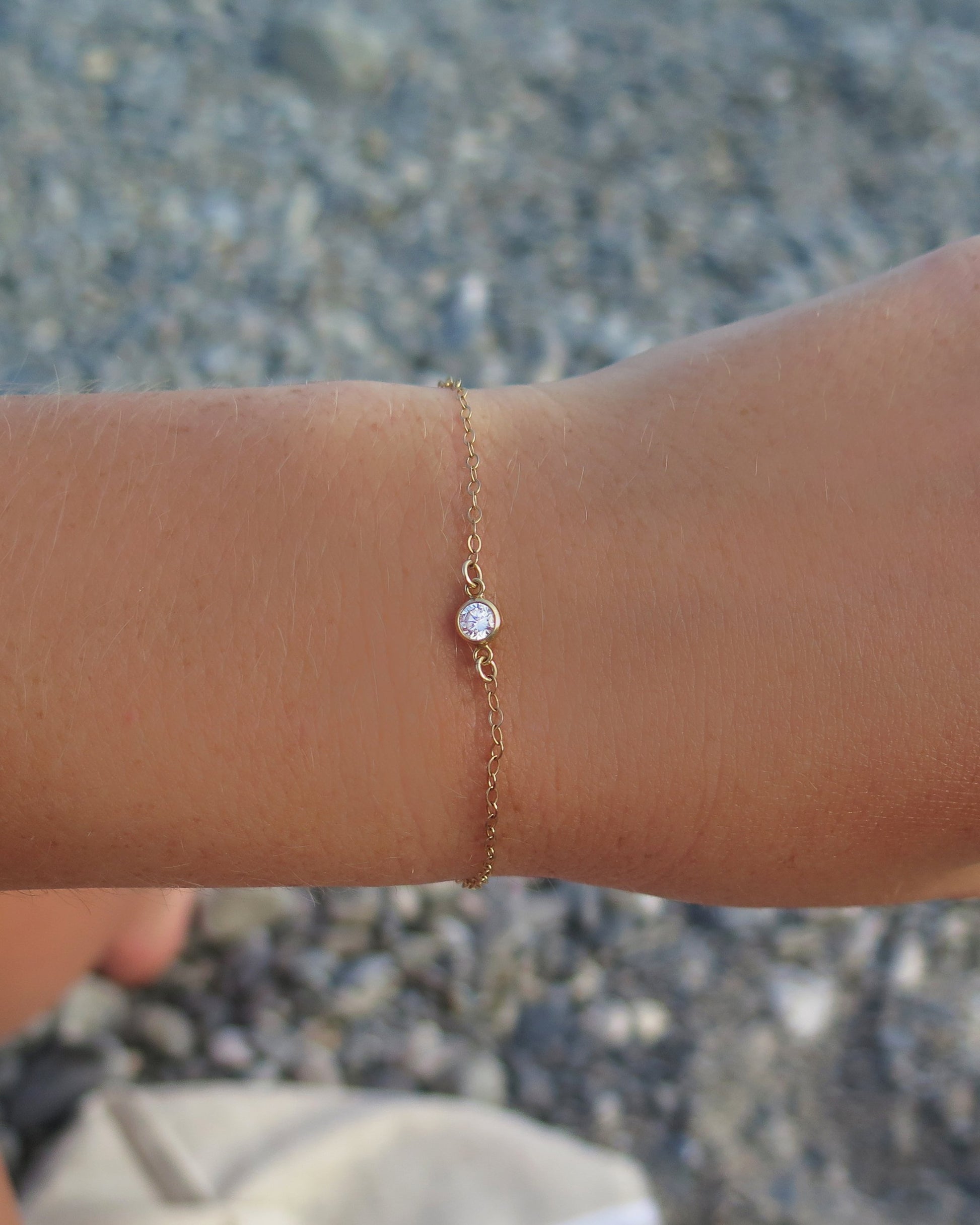 CZ Bracelet - The Littl | Waterproof Gold Jewellery Australia