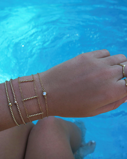 CZ Bracelet - The Littl | Waterproof Gold Jewellery Australia