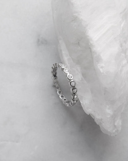 Beaded Ring - Sterling Silver - Hypoallergenic & Waterproof | The Littl