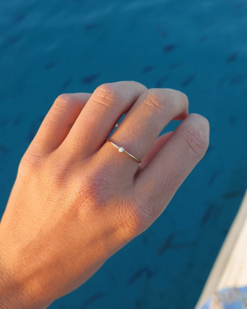 BELLO OPAL RING- 14k Yellow Gold - The Littl - 14k Yellow Gold Fill - 5