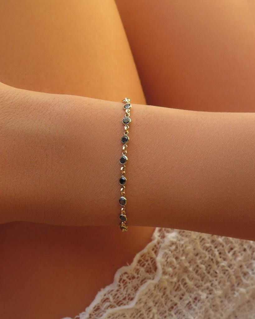 BLACK DIAMOND TWINKLE ESSENTIAL LINK BRACELET – SHAY JEWELRY