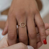 Circle Ring - 14k Yellow Gold Fill