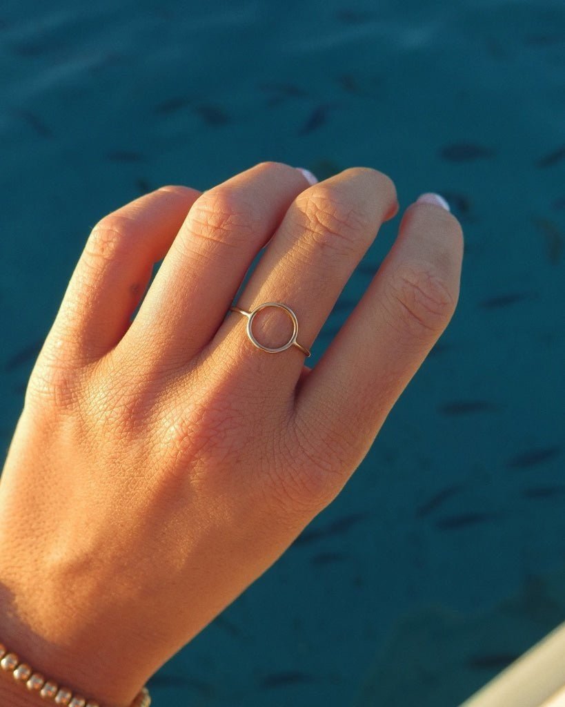 CIRCLE RING 14k Yellow Gold The Littl Coming Soon A 89.99 A