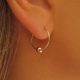 Classic Hoop Earrings - 14k Rose Gold Fill