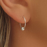 Classic Hoop Earrings - Sterling Silver