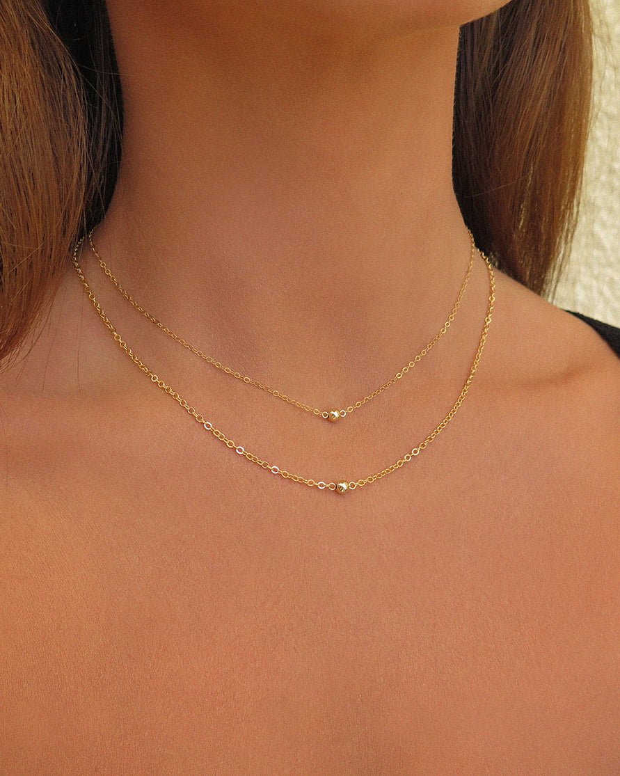 CLASSIC NECKLACE- 14k Yellow Gold - The Littl A$104.99 A$154.99 14k Yellow Gold 30off Bridal (Jewellery Only)