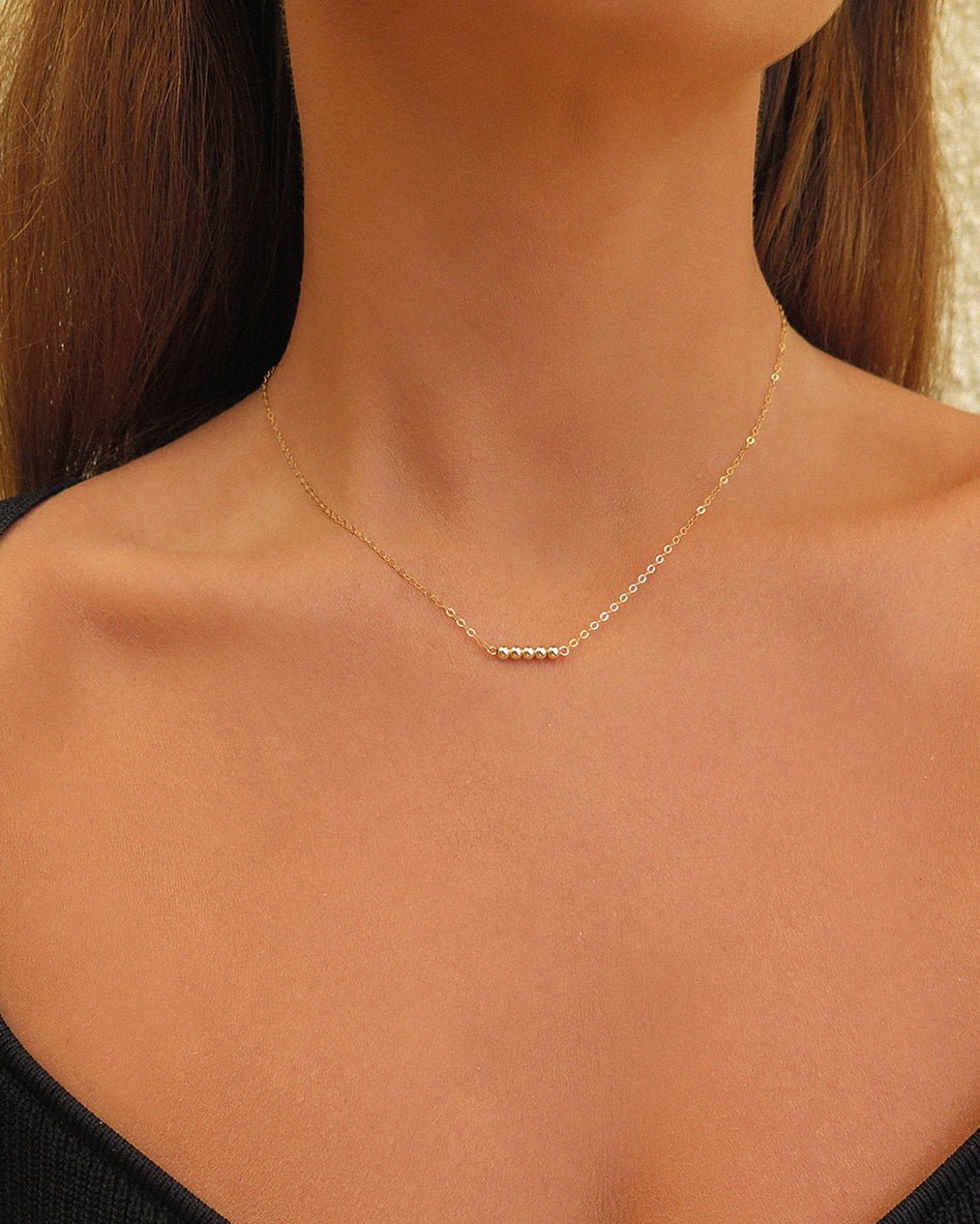 CLASSIC STACK NECKLACE- 14k Gold - The Littl - 14k Yellow Gold Fill - Deluxe Chain Necklaces