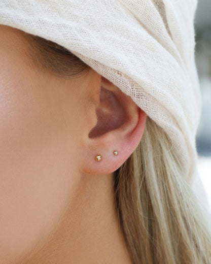 Classic Stud Earrings - Everyday Earrings - 14k Gold-Filled | The Littl Australia