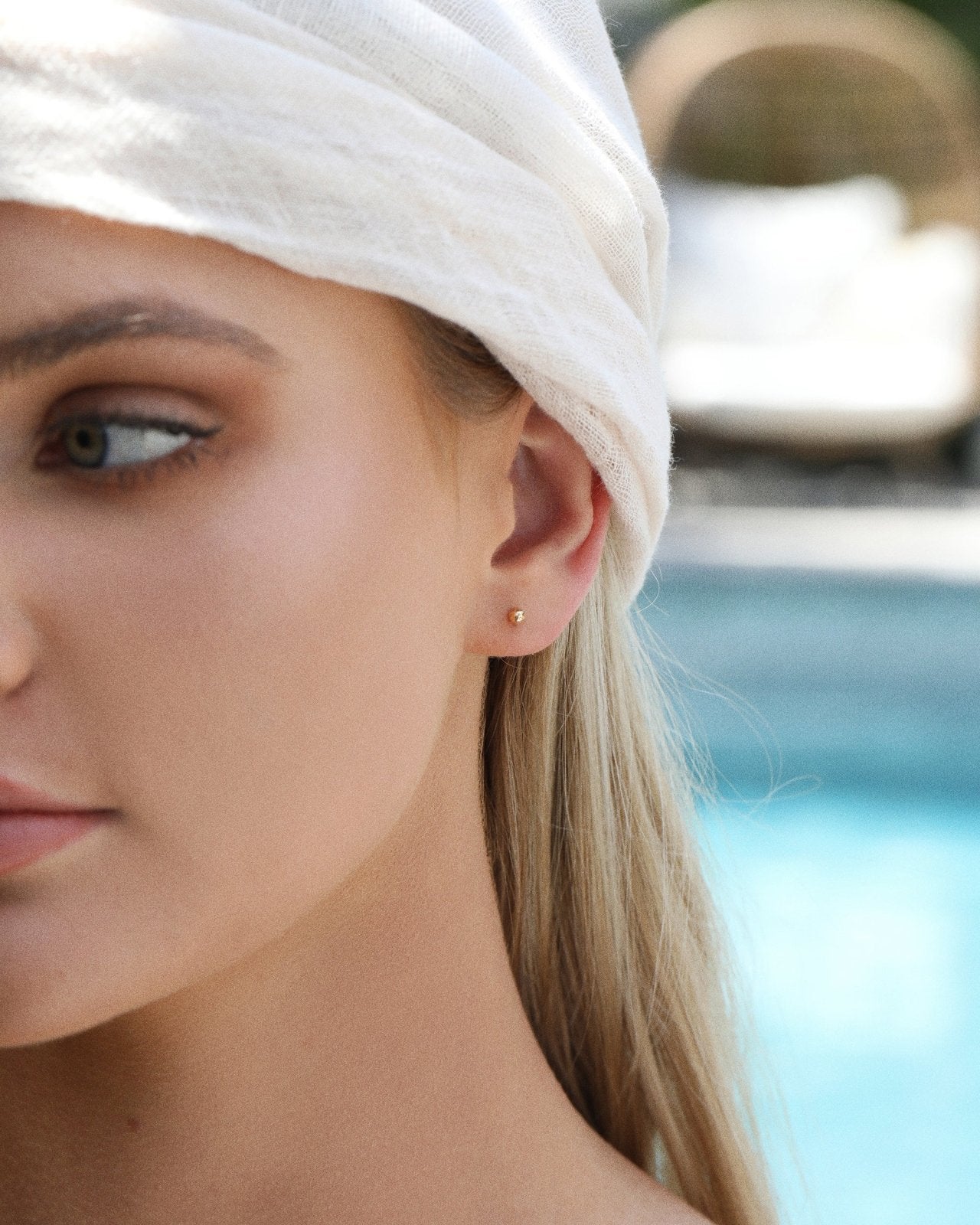 CLASSIC STUD EARRINGS- 14k Gold - The Littl - 14k Yellow Gold Fill - 3mm