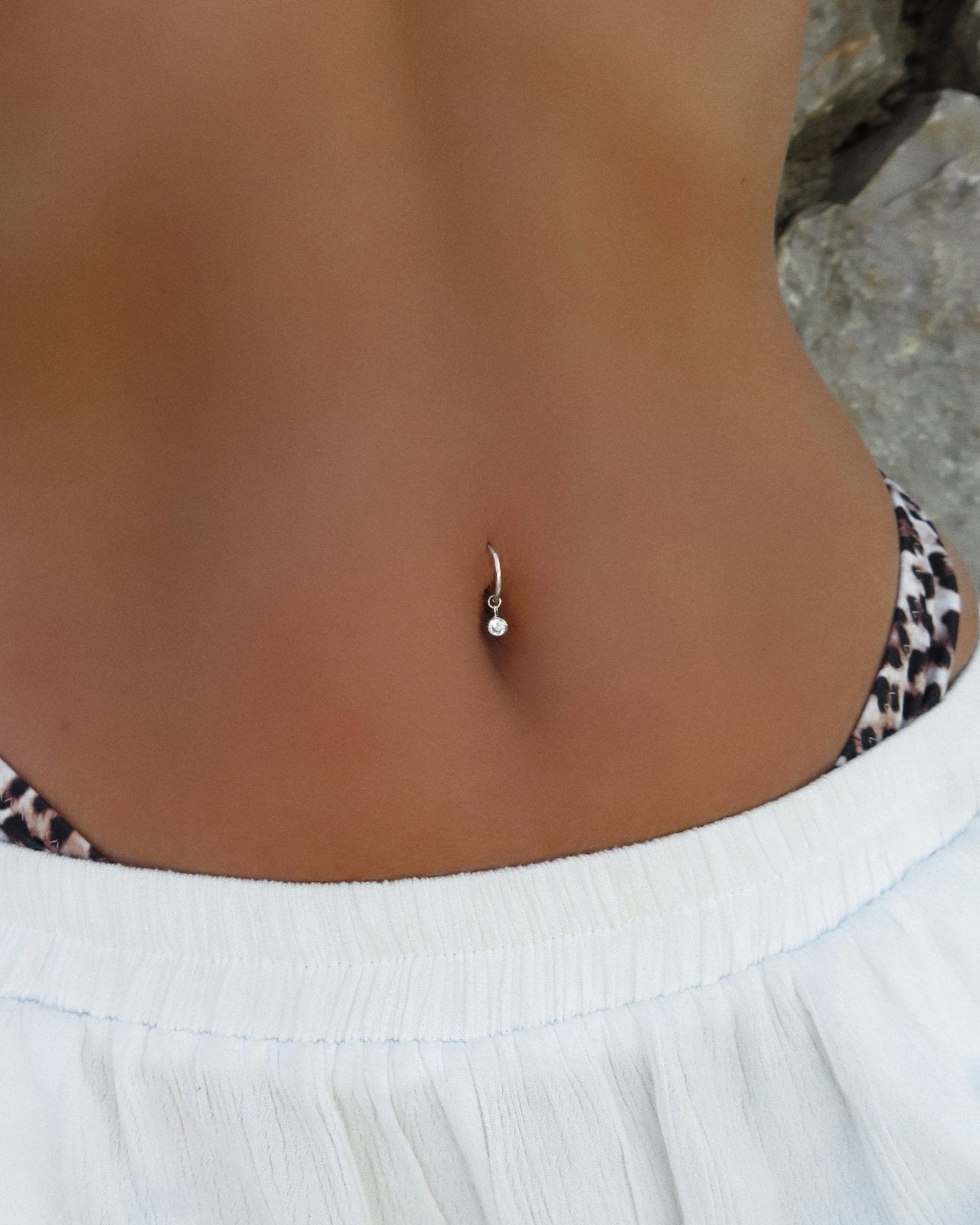 CZ HOOP BELLY RING- Sterling Silver - The Littl A$94.99 A$94.99 40off Belly- Ring Bridal (Jewellery Only)