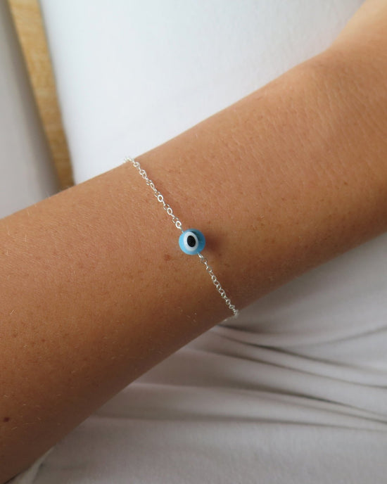 DIVINE EYE BRACELET - The Littl - Classic Chain - Sterling Silver