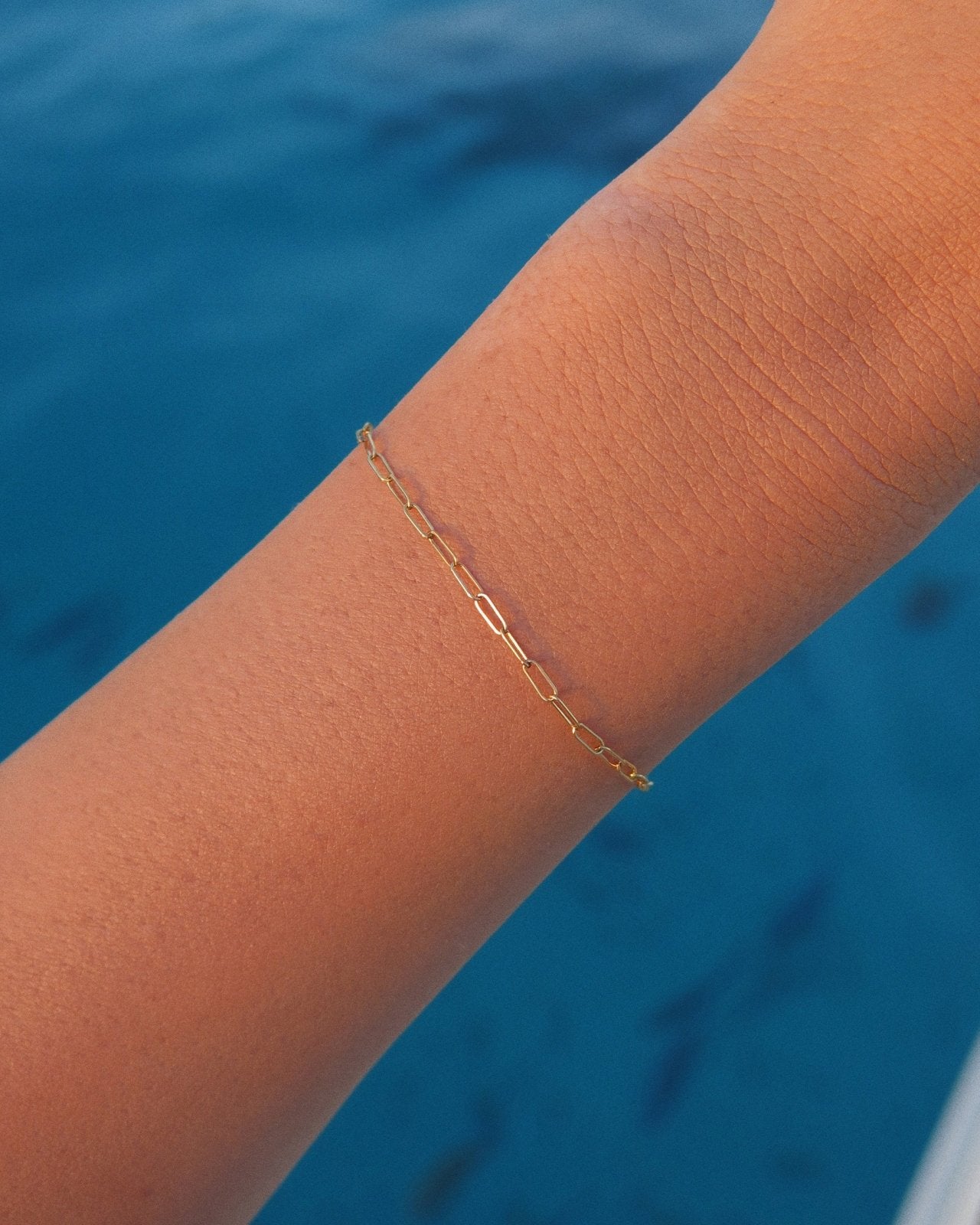 DRAWN CABLE BRACELET - The Littl - Sterling Silver - 16cm