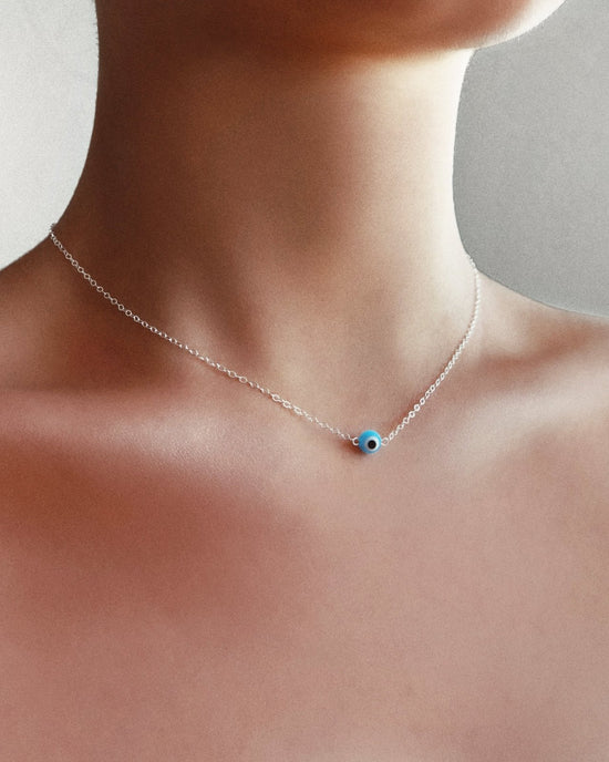 EVIL EYE NECKLACE Sterling Silver The Littl A 104.99 A 144.99