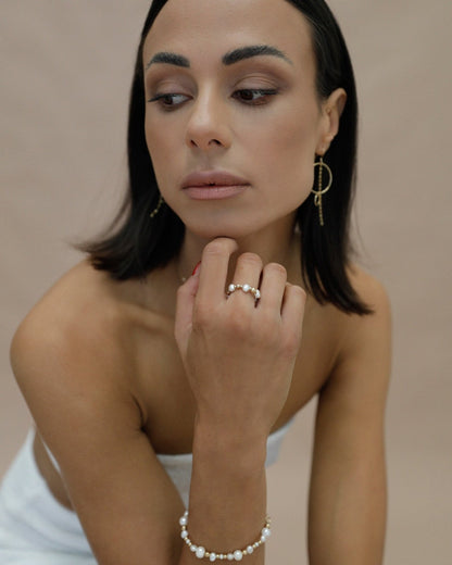 Freshwater Pearl Ring - 14k Gold-Filled - Waterproof & Tarnish-Resistant | The Littl