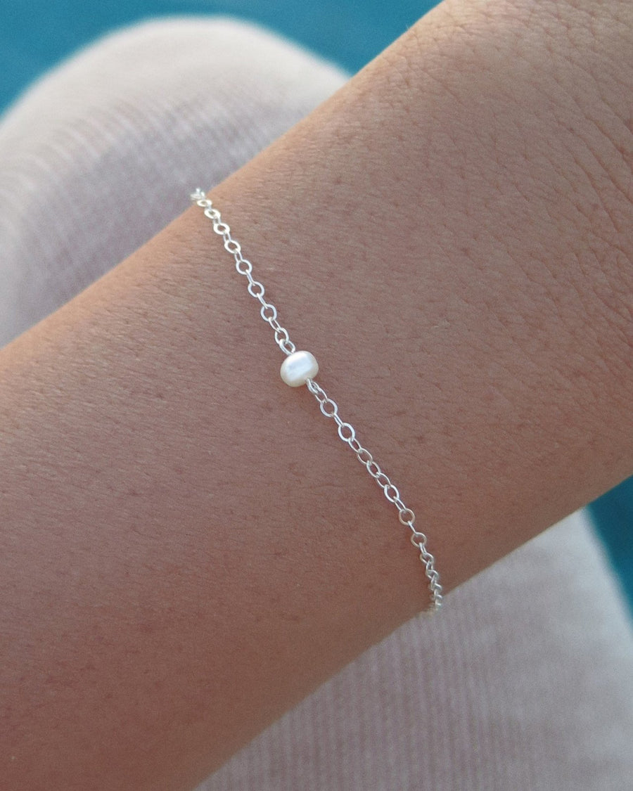 Freshwater Pearl Bracelet - Sterling Silver