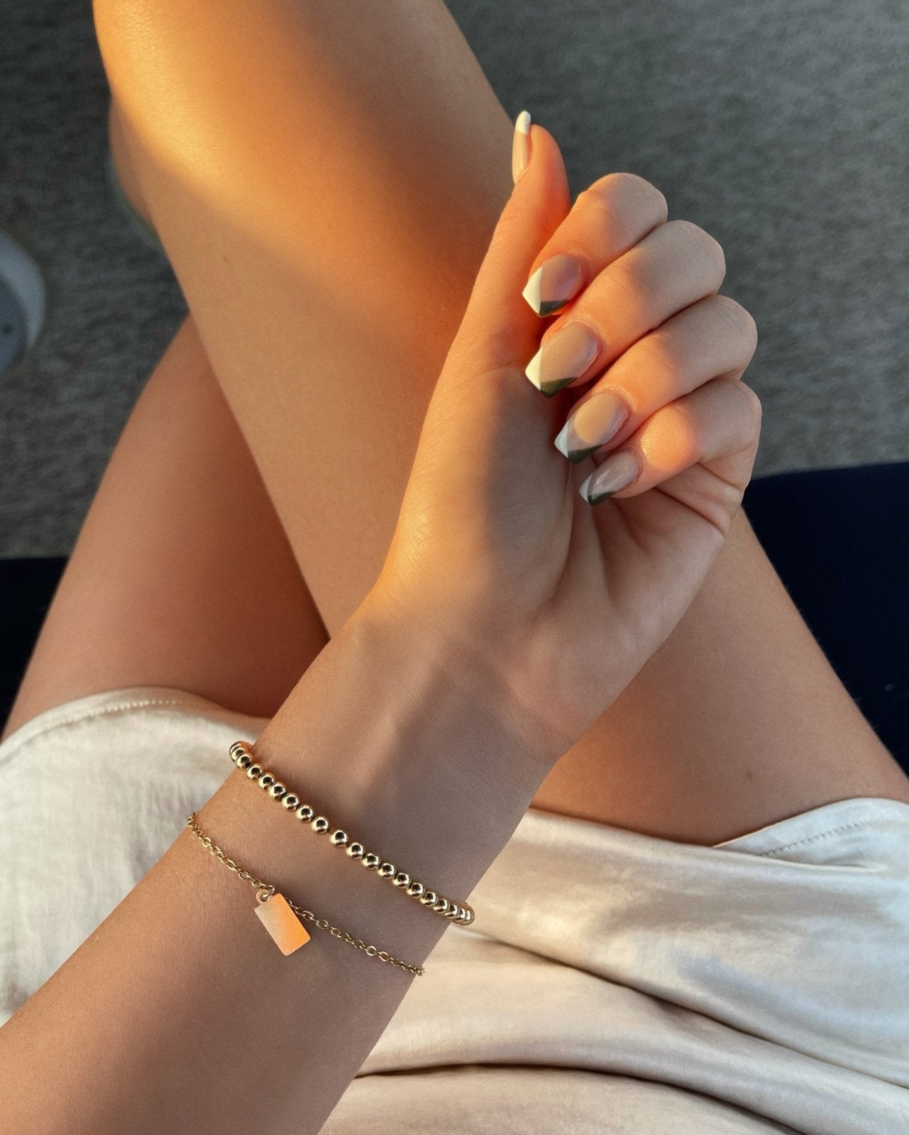 Beaded Rings - 14k Rose Gold-Filled - Waterproof & Tarnish-Resistant | The Littl