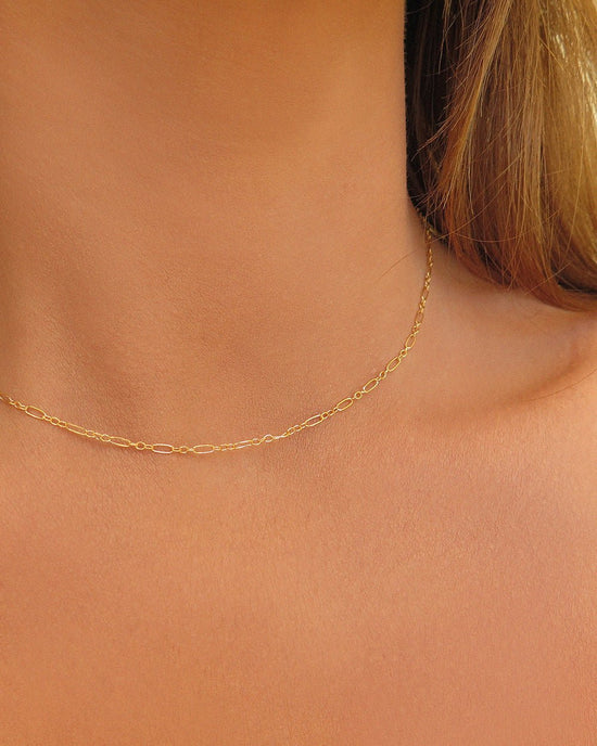 LENA CHOKER - The Littl - 14k Yellow Gold Fill - 37cm Necklaces