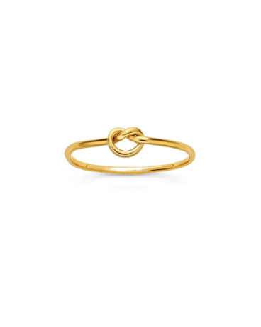 LOVE KNOT RING- 14k Yellow Gold - The Littl - 5 -