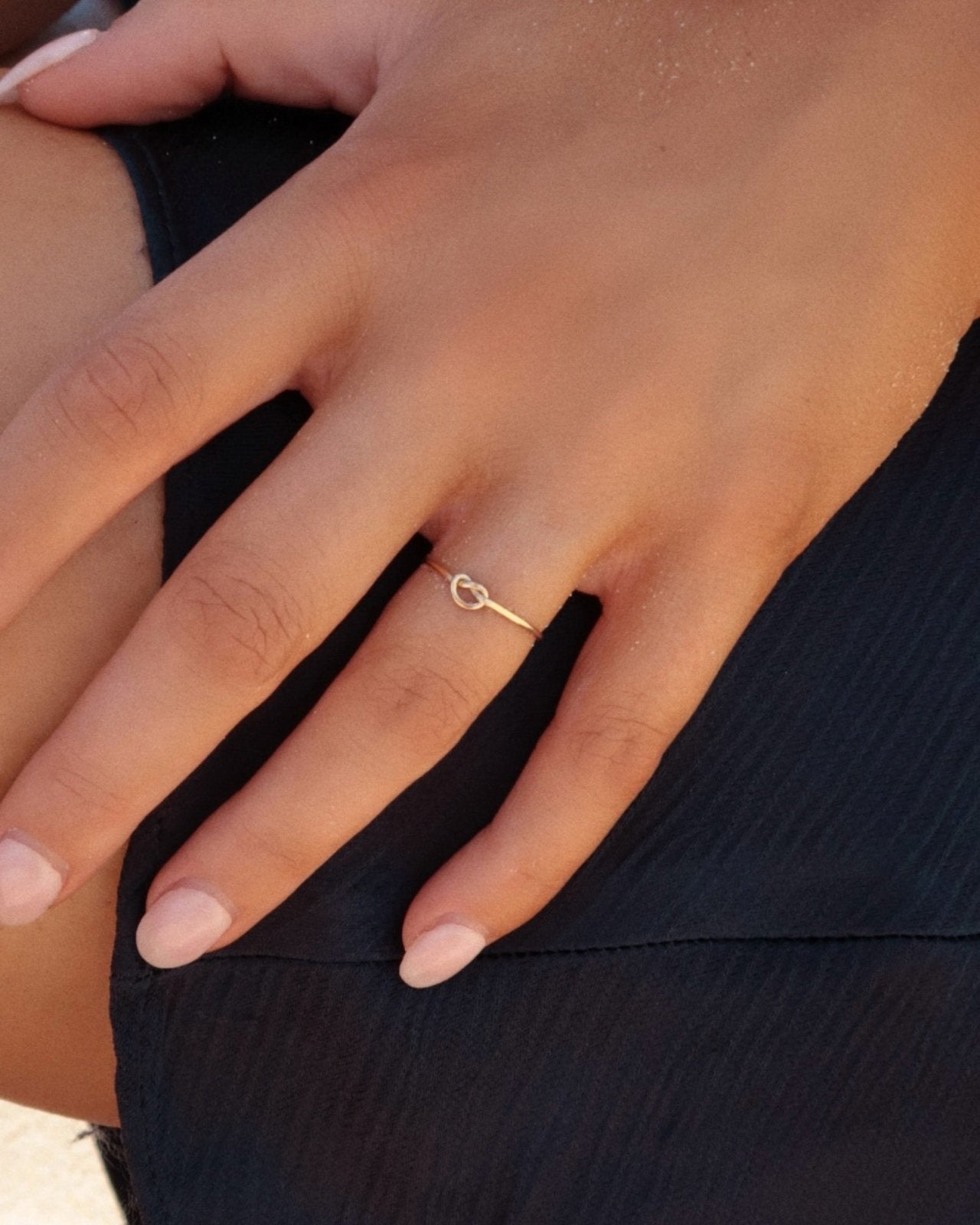 LOVE KNOT RING- 14k Yellow Gold - The Littl A$99.99 A$99.99 14k Yellow Gold  30off Bridal (Jewellery Only)