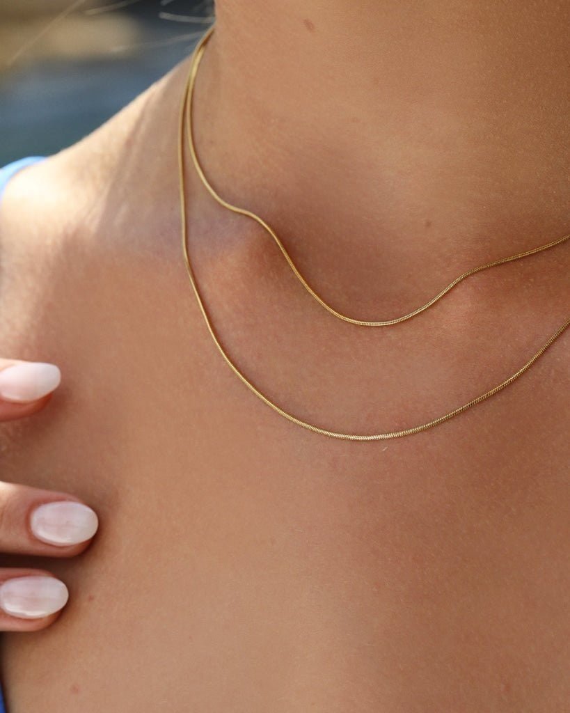 Snake Necklace - 14k Gold-Filled - Hypoallergenic & Waterproof | The Littl