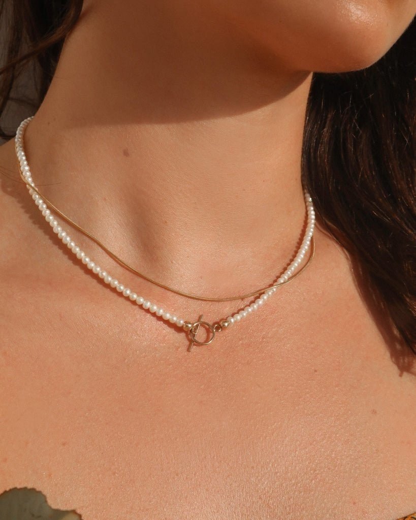 Mini Snake Necklace - Everyday Necklaces - 14k Gold-Filled | The Littl Australia