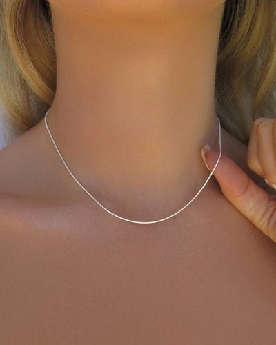 Mini Snake Necklace - Sterling Silver - Waterproof & Tarnish-Resistant | The Littl