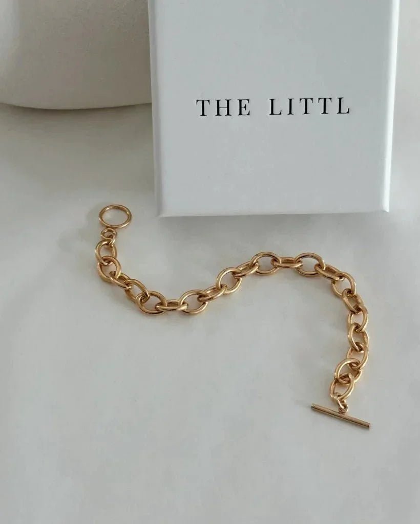 NAMMOS CHAIN BRACELET- 14k Yellow Gold Fill - The Littl - 14k Yellow Gold Fill - S Bracelets