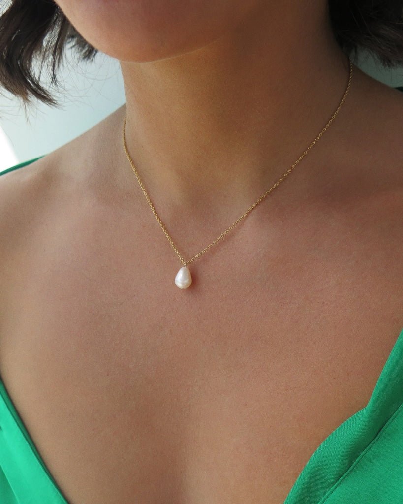 Freshwater pearl rope best sale necklace
